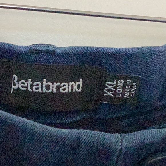 Betabrand Navy Jeans XXL long - Picture 2 of 3